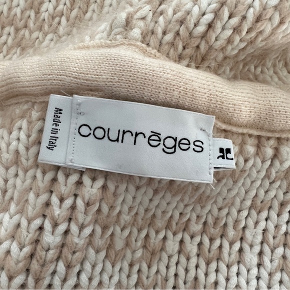 Couregges Fringe Hood Zip Up Sweater - Picture 3 of 4